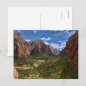 Valley in het Nationaal Park Zion Briefkaart (Voorkant / Achterkant)