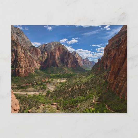 Valley in het Nationaal Park Zion Briefkaart (Voorkant)