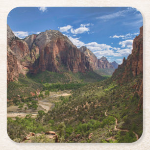 Valley in het Nationaal Park Zion Kartonnen Onderzetters