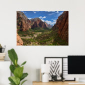 Valley in het Nationaal Park Zion Poster (Thuiskantoor)