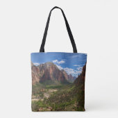 Valley in het Nationaal Park Zion Tote Bag (Achterkant)