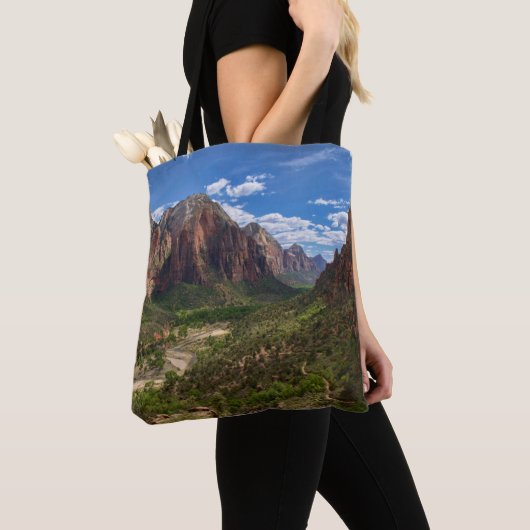Valley in het Nationaal Park Zion Tote Bag (Dichtbij)