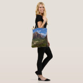 Valley in het Nationaal Park Zion Tote Bag (Op model)
