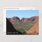 Valley Kata Tjuta Briefkaart (Voorkant / Achterkant)