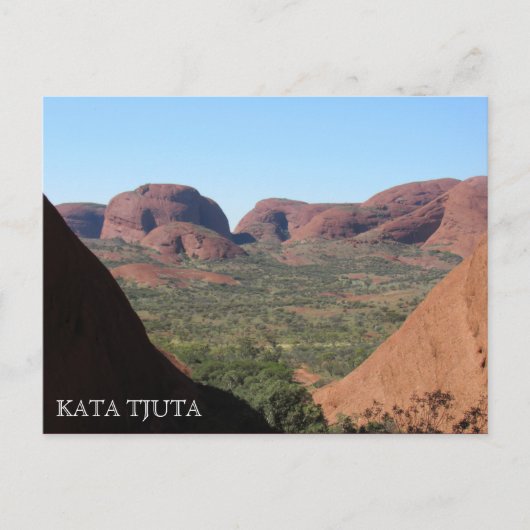 Valley Kata Tjuta Briefkaart (Voorkant)