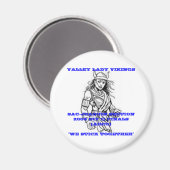 Valley Lady Vikings magneet (Voorkant / Achterkant)
