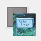 Valley Lodge Magnet (Voorkant / Achterkant)