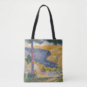 Valley met Fir Shade op de berg Tote Bag (Voorkant)