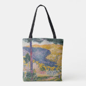 Valley met Fir Shade op de berg Tote Bag (Achterkant)