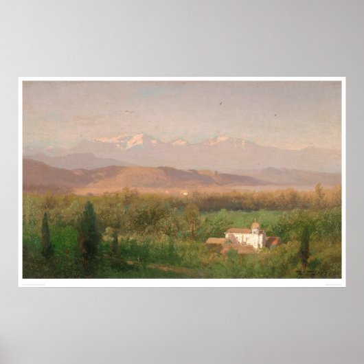 Valley near Los Angeles, California (0704A) Poster (Voorkant)