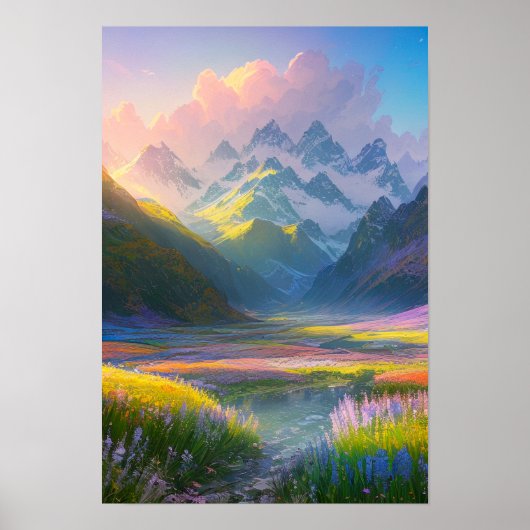 Valley of Colors Poster (Voorkant)