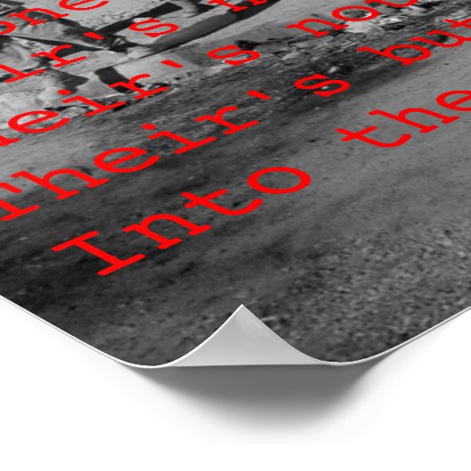 Valley of Death in Irak Poster (Hoek)