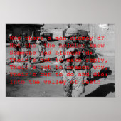 Valley of Death in Irak Poster (Voorkant)