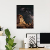 Valley of Dreams, New Mexico Travel Illustrator Poster (Thuiskantoor)