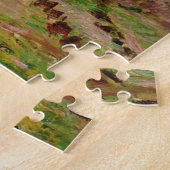 Valley of Falaise Monet Fine Art Legpuzzel (Zijkant)