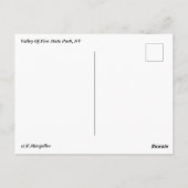 Valley of Fire Briefkaart (Achterkant)