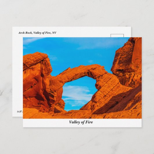 Valley of Fire Briefkaart (Voorkant / Achterkant)