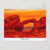 Valley of Fire Briefkaart (Voorkant)