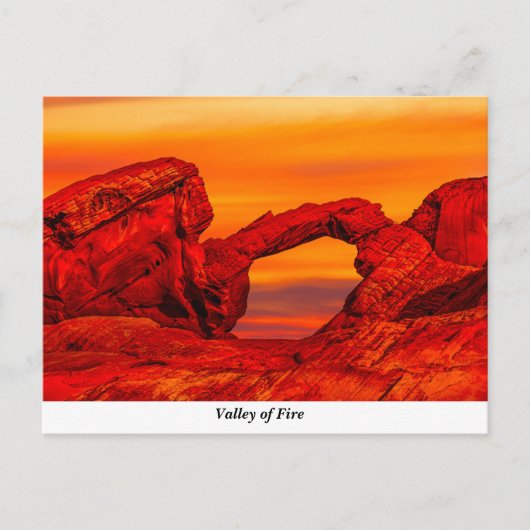 Valley of Fire Briefkaart (Voorkant)