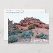 Valley of Fire Briefkaart (Voorkant / Achterkant)