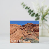 Valley of Fire Briefkaart! Briefkaart (Staand voorkant)