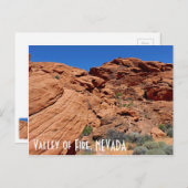 Valley of Fire Briefkaart! Briefkaart (Voorkant / Achterkant)
