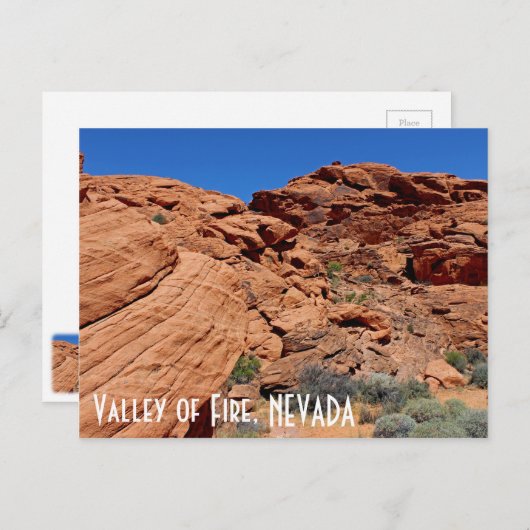 Valley of Fire Briefkaart! Briefkaart (Voorkant / Achterkant)