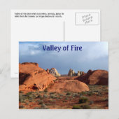 Valley of Fire briefkaarten (Voorkant / Achterkant)