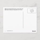 Valley of Fire briefkaarten (Achterkant)