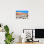 Valley of Fire Desert Landscape Photo Poster (Thuiskantoor)
