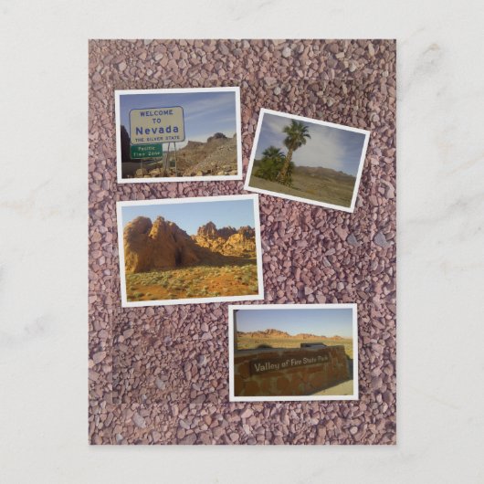 Valley of Fire Desert - Nevada Briefkaart (Voorkant)