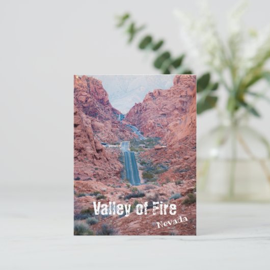 Valley of Fire Drive Briefkaart (Staand voorkant)