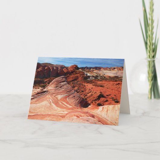 Valley of Fire, Fire Wave 5, blanco binnenin Kaart (Voorkant)