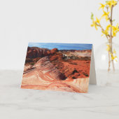 Valley of Fire, Fire Wave 5, blanco binnenin Kaart (Gele Bloem)