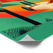 Valley of Fire Hedendaagse reizen Poster (Hoek)