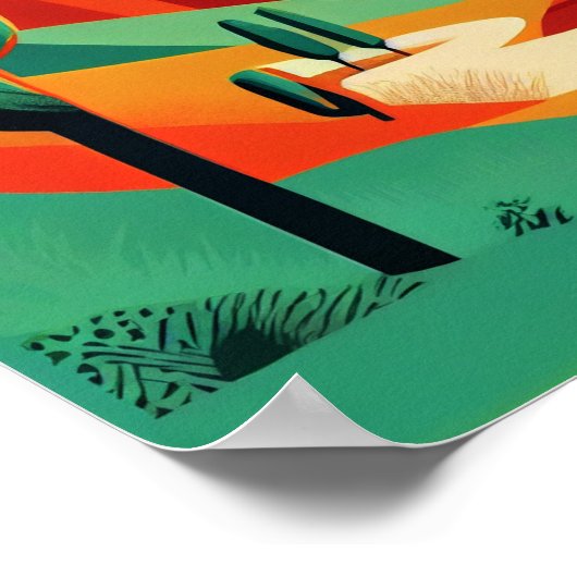 Valley of Fire Hedendaagse reizen Poster (Hoek)