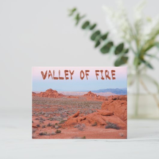 Valley of Fire Landscape Briefkaart (Staand voorkant)