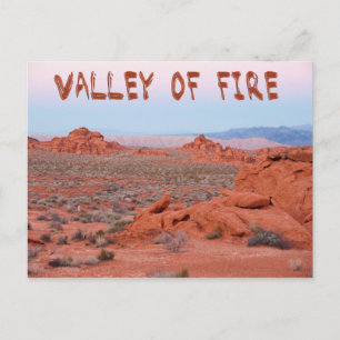Valley of Fire Landscape Briefkaart