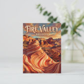 Valley of Fire Nevada Briefkaart (Staand voorkant)