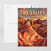 Valley of Fire Nevada Briefkaart (Voorkant / Achterkant)