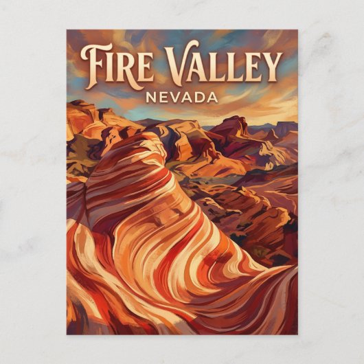 Valley of Fire Nevada Briefkaart (Voorkant)