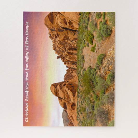 Valley of Fire Nevada. Jigzaag Puzzle Legpuzzel (Verticaal)