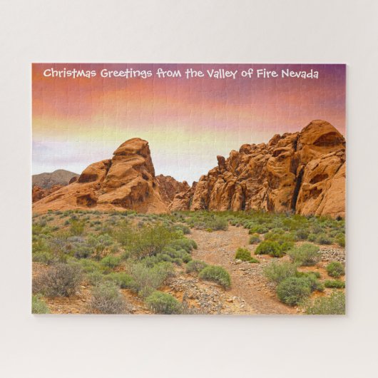 Valley of Fire Nevada. Jigzaag Puzzle Legpuzzel (Horizontaal)