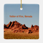 Valley of Fire, Nevada Keramisch Ornament (Achterkant)