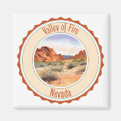Valley of Fire, Nevada Magneet (Voorkant)