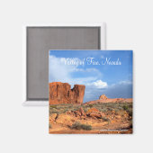 Valley of Fire, Nevada Magneet (Voorkant / Achterkant)