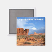 Valley of Fire, Nevada magnet (Voorkant / Achterkant)