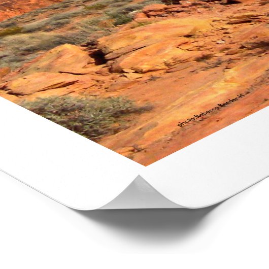 Valley of Fire, Nevada Poster (Hoek)
