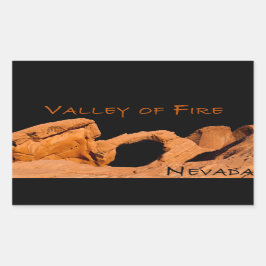 Valley of Fire Nevada Rechthoekige Sticker