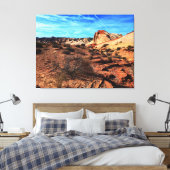 Valley of Fire Overton Nevada Landschap Canvas Afdruk (Insitu (Slaapkamer))